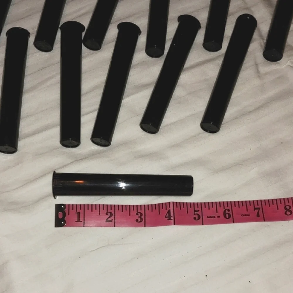 Set of 15 Tubes * Push Open Black Tubes * 5